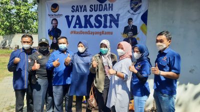 Nasdem Suntikkan Ribuan Dosis Vaksin Sinovac bagi Masyarakat Blora