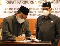 Perubahan KUA PPAS Tahun Anggaran 2021 Resmi Disahkan
