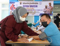 HUT Lalu Lintas, Satlantas Polres Blora Gelar Vaksinasi Masal