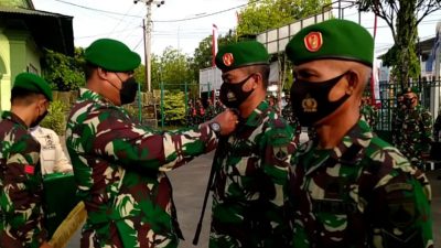 Sebanyak 45 Prajurit Kodim 0721/Blora Dapat Kenaikan Pangkat