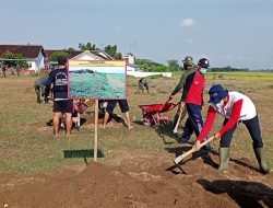 Berkat TMMD Reguler ke 112 Sukoharjo, Lapangan Sepak Bola Desa Majasto Segera Ditata Kembali