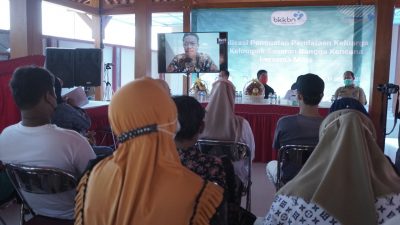 Tak Dapat Hadir Secara Langsung Edi Wuryanto Pantau Antusias Warga Melalui Aplikasi Zoom