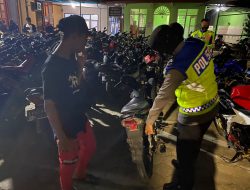 Meresahkan Warga, Satlantas Polres Blora Razia Ratusan Knalpot Brong Di Cepu