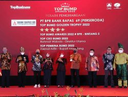 Wow Keren…! BPR Bank Bapas 69 Magelang Raih Top BUMD Award 2022