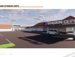 Penataan Stasiun Cepu Mulai Dilakukan, Akses Jalan Diponegoro Dialihkan Menuju Jalan Tuk Buntung