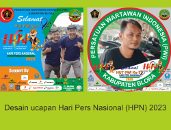 PWI BLORA Desain Twibbon Ucapan HPN 2023