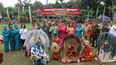 TMMD Sengkuyung Tahap I di Desa Tunjungan Blora Dimulai