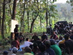 Pesanggem Blora Rapat di Hutan, Rembug Kunker Presiden Jokowi