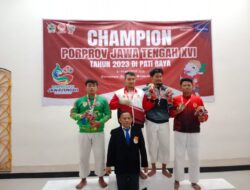 Judoka Grobogan Dominasi Cabor Judo pada Porprov Jateng 2023