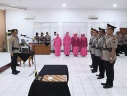 Memasuki Masa Pensiun, 2 Kapolsek di Blora Diganti