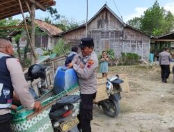 Modifikasi Kendaraan Dinas, Polres Blora Salurkan Bantuan Air Bersih Hingga Ke Pelosok Desa