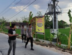 Cegah Korban Jiwa, Kapolsek Kradenan Blora Imbau Petani Tak Gunakan Jebakan Listrik di Sawah