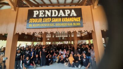 Ratusan Pesanggem Kumpul di Pendopo Samin Klopoduwur Blora, Ini yang Dibicarakan