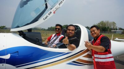 Jogja Flying Club Jajaki Potensi Aerowisata di Bandara Ngloram Blora