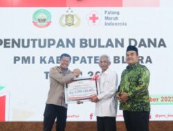 Penggalangan Bulan Dana PMI Blora Tahun 2023 Penuhi Target