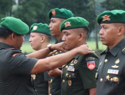 Sertijab Danyon 410/Alugoro, Wabup Blora Pesan Terus Saling Koordinasi dan Komunikasi