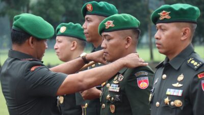 Sertijab Danyon 410/Alugoro, Wabup Blora Pesan Terus Saling Koordinasi dan Komunikasi