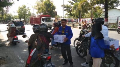 Peduli BPR Bank Blora Artha, PMII Blora Gelar Aksi Galang Koin