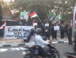 Gelar Aksi Kawal Putusan MK, HMI Blora : Demokrasi Saat Ini Tidak Baik-baik Saja