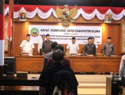 DPRD Blora Gelar Rapat Paripurna Bahas Ranperda RPPLH 2024