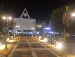 Alun Alun Selatan Blora Bersolek, Tampak Sahdu di Malam Hari