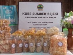 Kube Sumber Rejeki Desa Gondel Dorong Produktivitas Ibu Rumah Tangga Melalui Keripik Buah dan Sayur