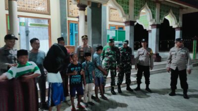 Polsek Kradenan Blora Lakukan Pengamanan Patroli Tarawih Selama Ramadhan