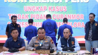 Ungkap Kasus Curanmor di Lapangan Kridosono Blora, Polisi Tangkap Tiga Pelaku