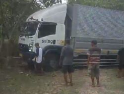 Ikuti Google Maps, Truk Boks Nyasar di Hutan Blora