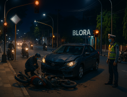Polres Blora Amankan 3 Kendaraan Balap Liar di Jalan Pemuda, Satu Pengendara Kabur Usai Kecelakaan