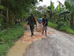 Bukan Sekadar Makan Bergizi Gratis: Kala SPPG Jiken 1 Blora Turun Tangan Tambal Jalan Berlubang