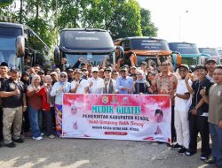 Kuota Mudik Gratis Meningkat, Bupati Kendal Lepas Keberangkatan Ratusan Perantau di TMII