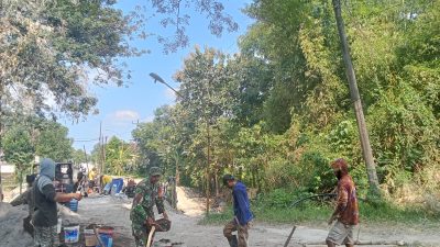 Pembangunan Jembatan Garuda di Jati Blora Berjalan Rencana