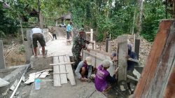 Pembangunan Jembatan Garuda Desa Klopoduwur Blora Kian Mendekati Rampung