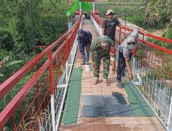 Pembangunan Jembatan Garuda di Nglebur Blora Masuki Tahap Finishing