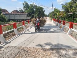 TNI Rampungkan Perbaikan Jembatan Garuda, Akses Warga Desa Jati Blora Semakin Lancar