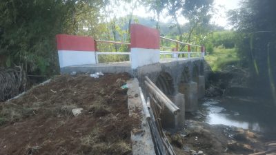 Pembangunan Jembatan Aramco di Todanan Masuki Tahap Finishing