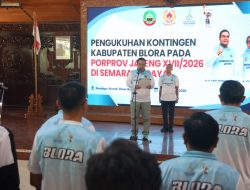 Bidik 10 Besar Porprov Jateng 2026, Gus Arief Resmi Kukuhkan Ratusan ‘Duta’ Olahraga Blora