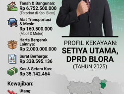 Anggota DPRD Blora, Setiya Utama Miliki Harta Rp 9,4 Miliar