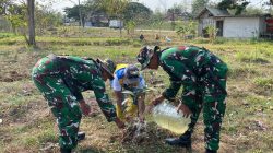 Peringati HUT ke-81 TNI, Kodim 0721/Blora Tanam 1.000 Pohon di Embung Sendangsari