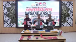 Komitmen Berantas Narkoba, Polres Blora Ringkus 8 Tersangka