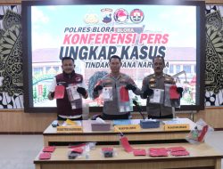 Komitmen Berantas Narkoba, Polres Blora Ringkus 8 Tersangka