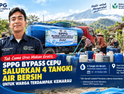 Tak Cuma Urus Makan Gratis, SPPG Bypass Cepu Salurkan 4 Tangki Air Bersih untuk Warga Terdampak Kemarau